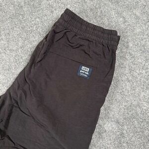 Levi's Gold Tab Joggers Medium‎ Black Nylon Track Pants Athletic Zip Cuff Men's